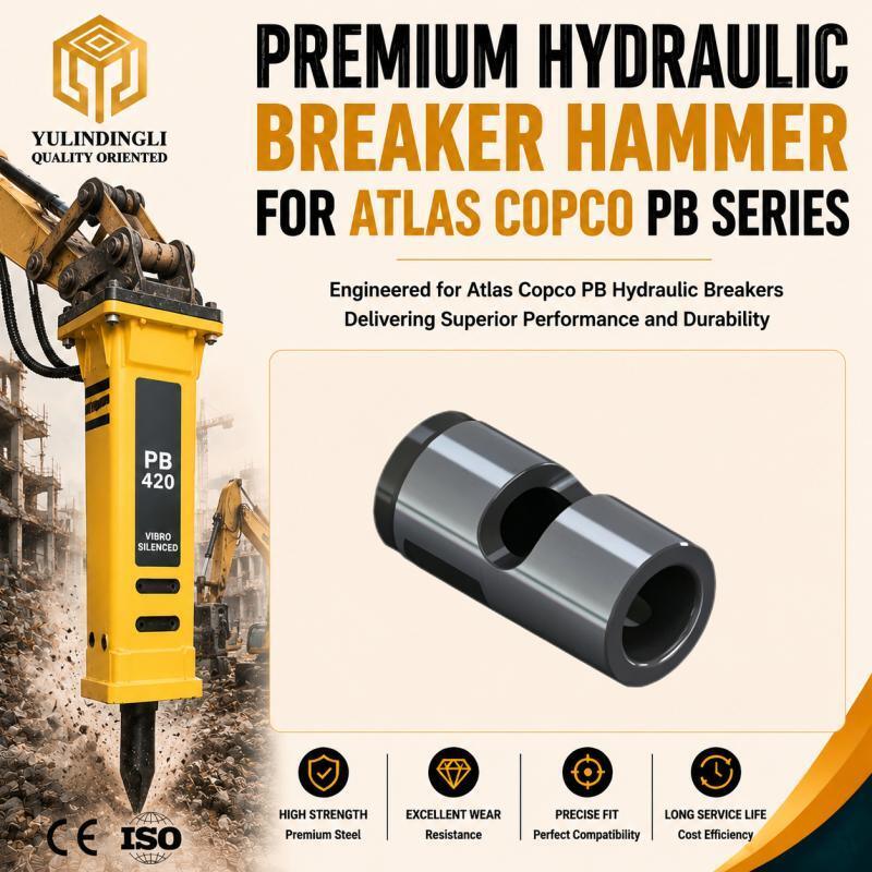 Rock Hydraulic Breaker Bushing Guide Spare Parts For Atlas Copco Excavator ODM