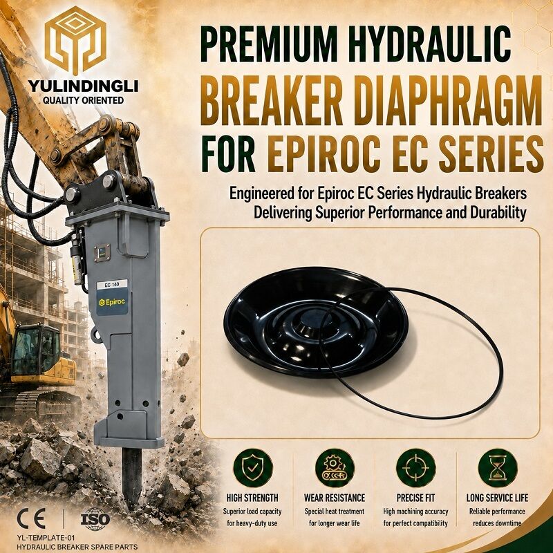 Epiroc EC Series Accumulator Diaphragm For Nitrogen Pressure And Impact Energy Control