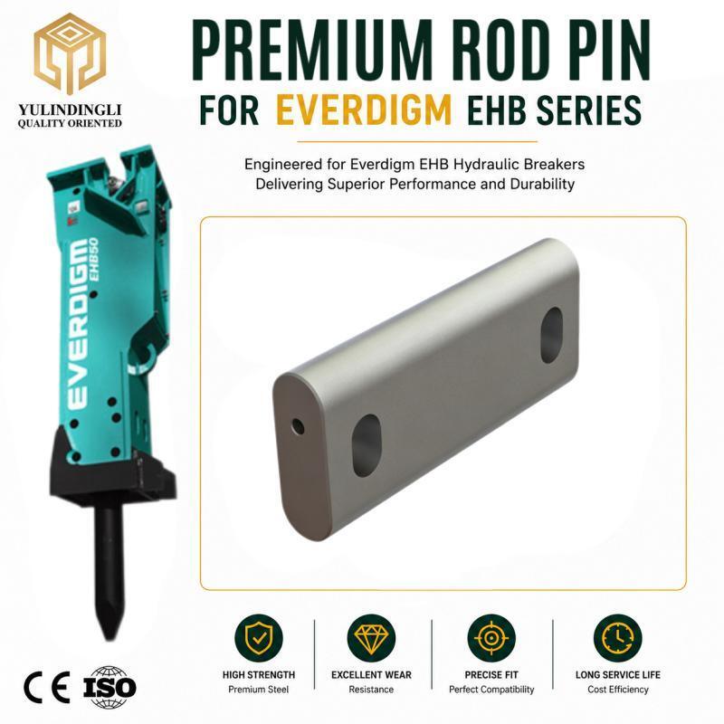 Everdigm EHB Series Tool Retainer / Rod Pin For Chisel Locking And Front End Safety