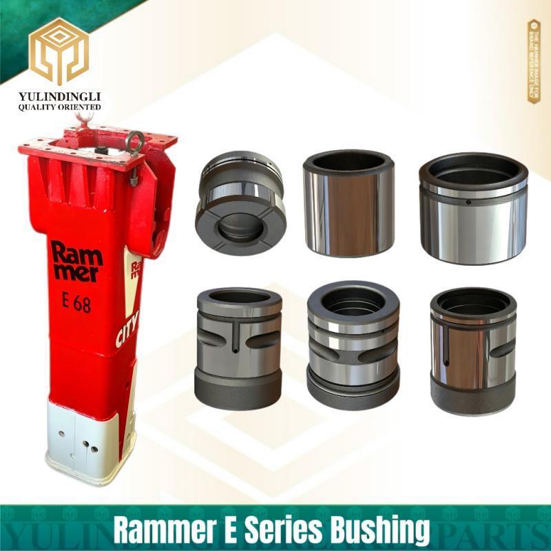 Rammer E Series Bushing Set for Hydraulic Breaker Chisel Guidance and Wear Protection