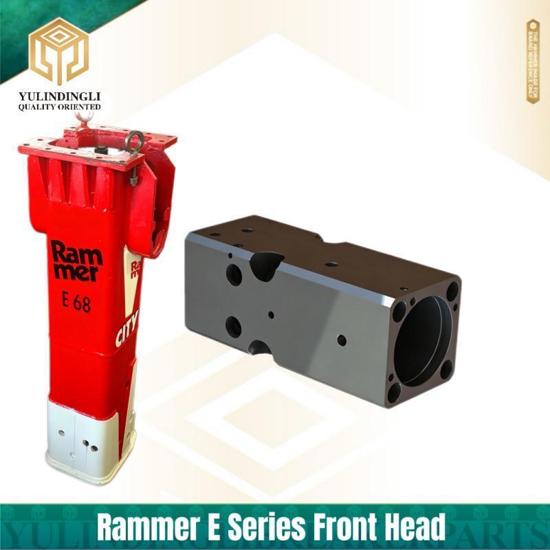 Rammer E Series Front Head for Hydraulic Breaker Structural Support and Tool Guidance