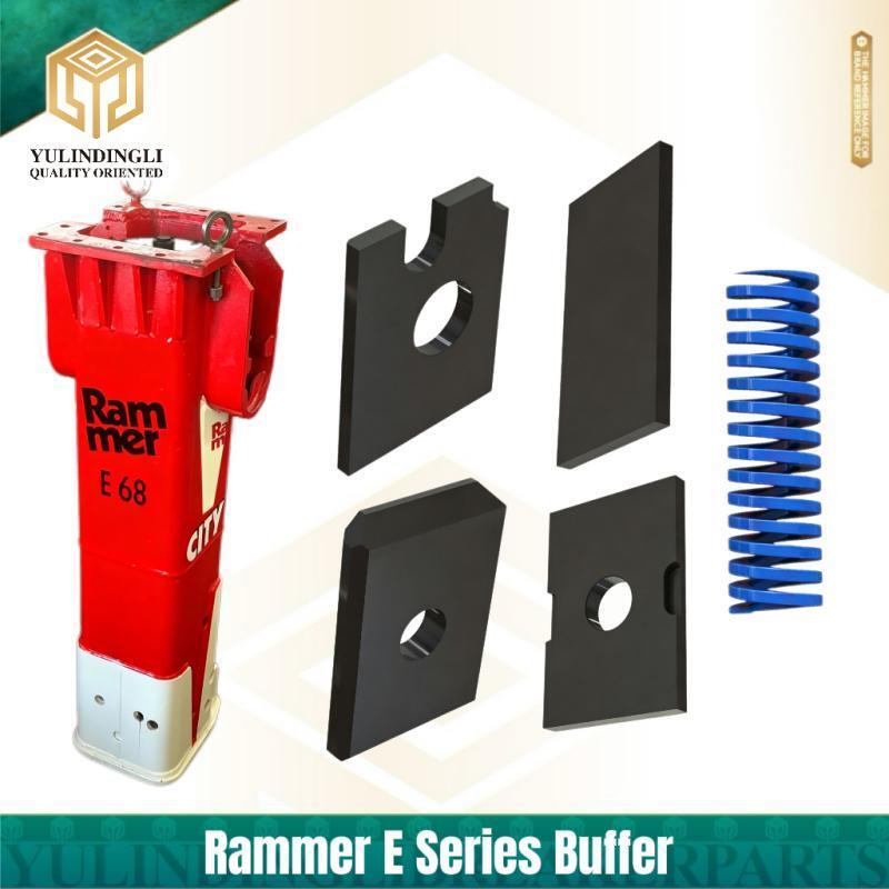 Rammer E Series Buffer and Wear Plate for Hydraulic Breaker Vibration Reduction and Housing Protection