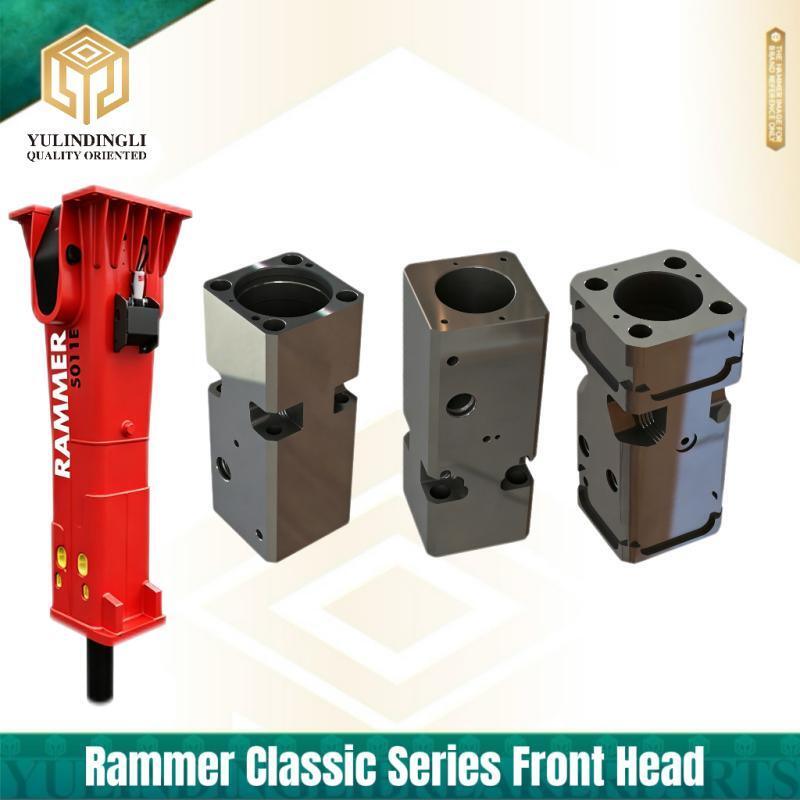 Rammer Classic Series Front Head for Hydraulic Breaker Tool Support and Structural Protection