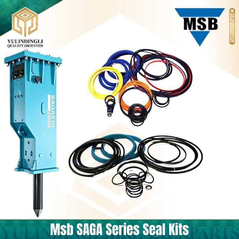 MSB SAGA Series Hydraulic Breaker Seal Kit for Reliable Hydraulic Sealing Performance