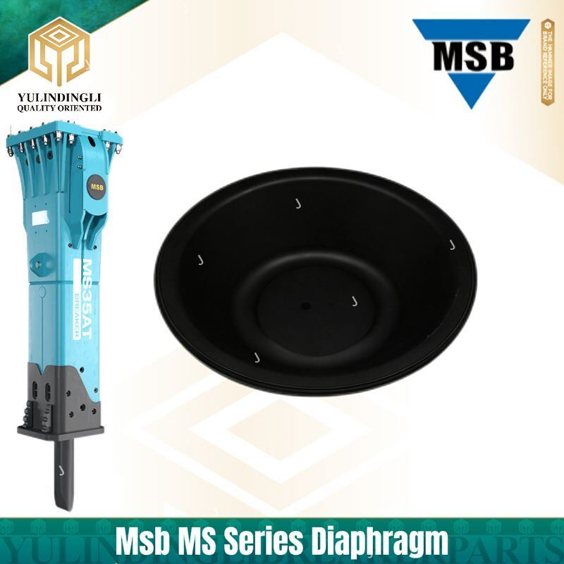 MSB MS Series Hydraulic Breaker Diaphragm for Nitrogen Chamber Protection and Stable Performance