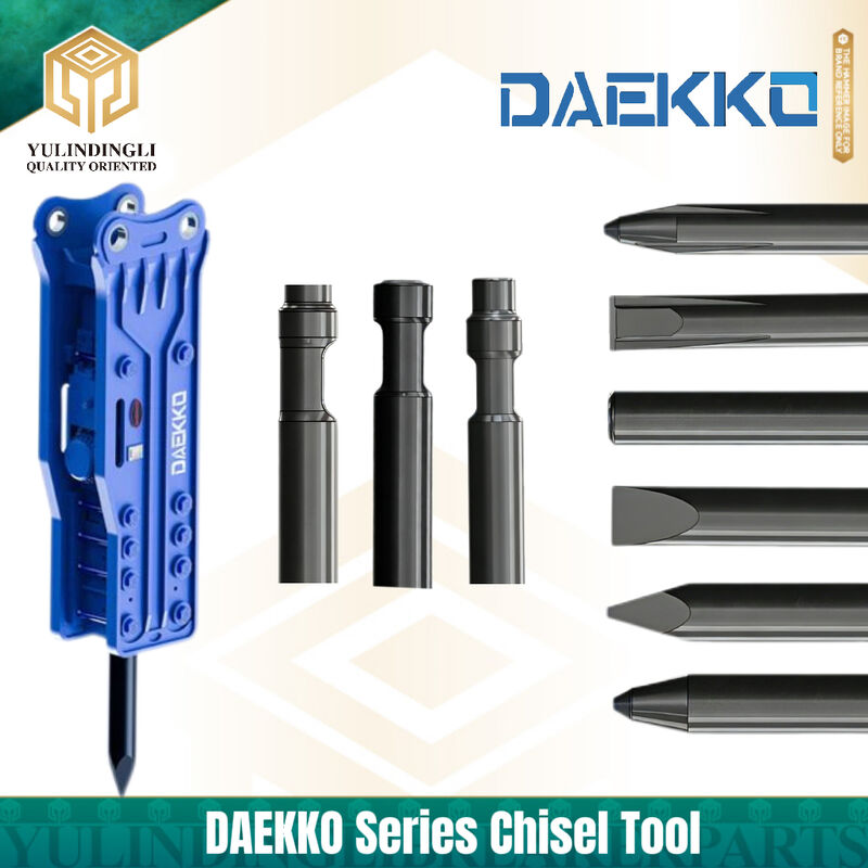 DAEKKO Hydraulic Breaker Chisel Working Tool Replacement For Excavator Rock And Concrete Breaking